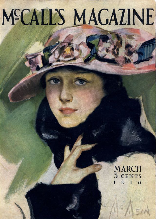 McCall's magazine cover, March 1916