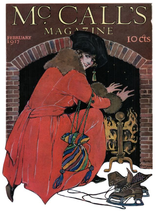 McCall's magazine cover, February 1917