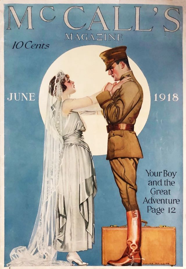 McCall's magazine cover, June 1918