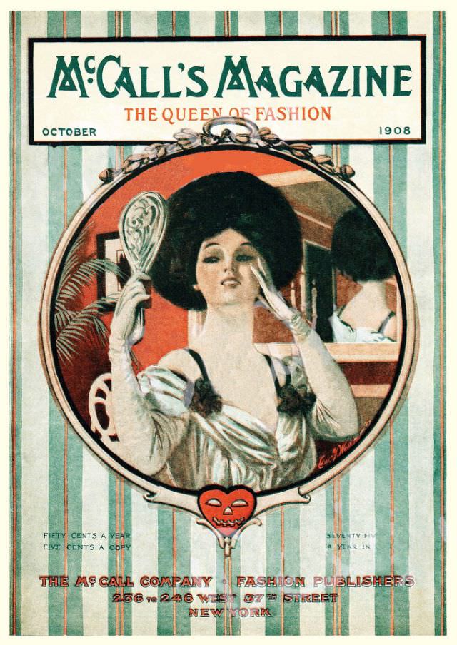 McCall's magazine cover, October 1908
