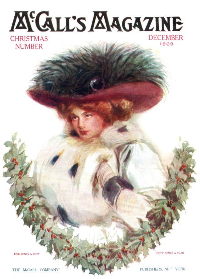 McCall's magazine cover, December 1909