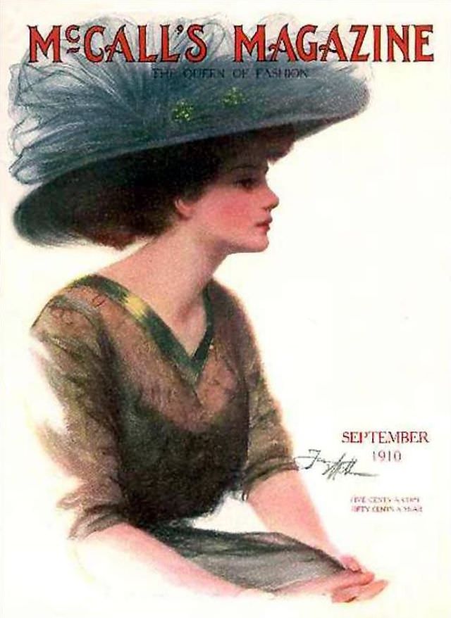McCall's magazine cover, September 1910