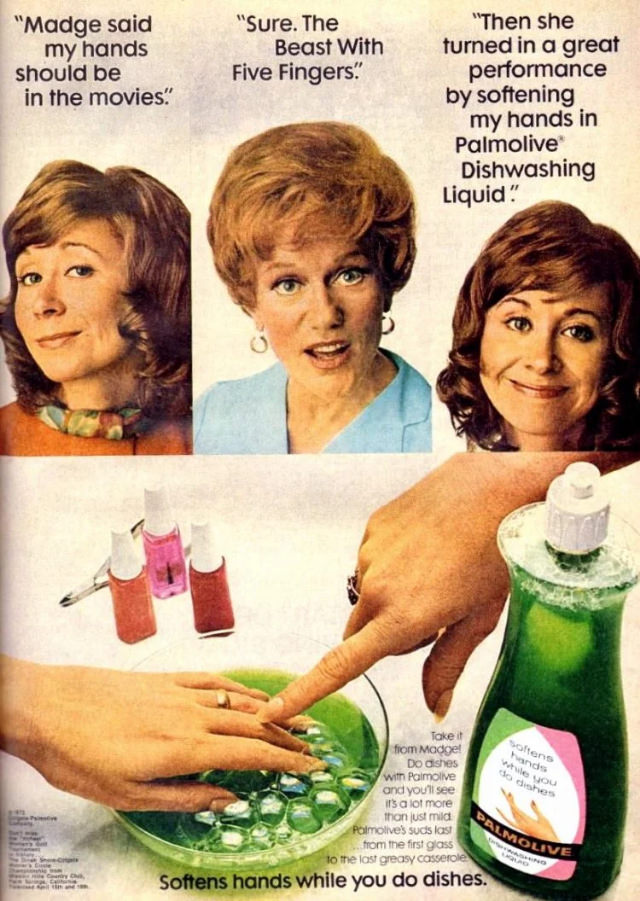 Vintage Palmolive Ads with the Legendary Madge that Sparked Laughter and Cleaned Up Hearts!