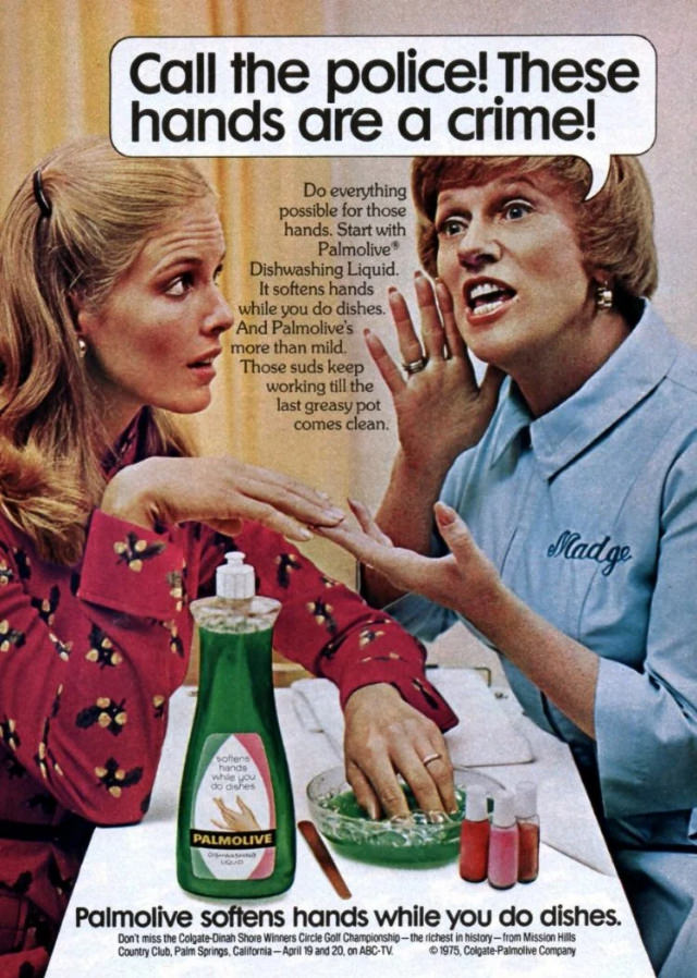 Vintage Palmolive Ads with the Legendary Madge that Sparked Laughter and Cleaned Up Hearts!