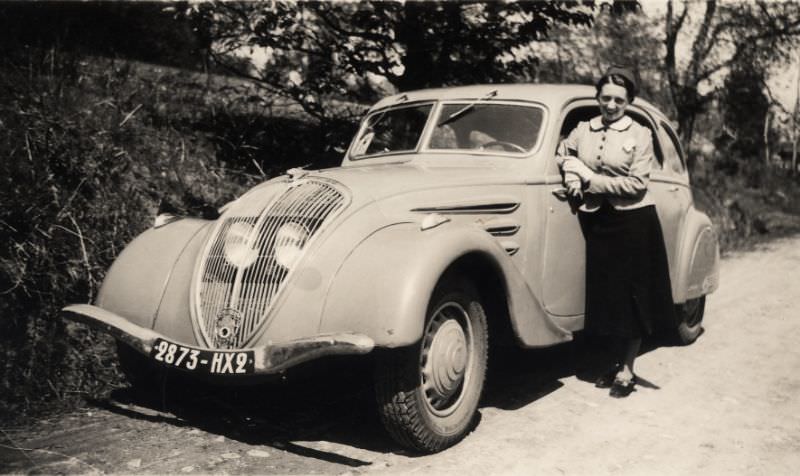 Peugeot 402, Loir-et-Cher, France, 1938