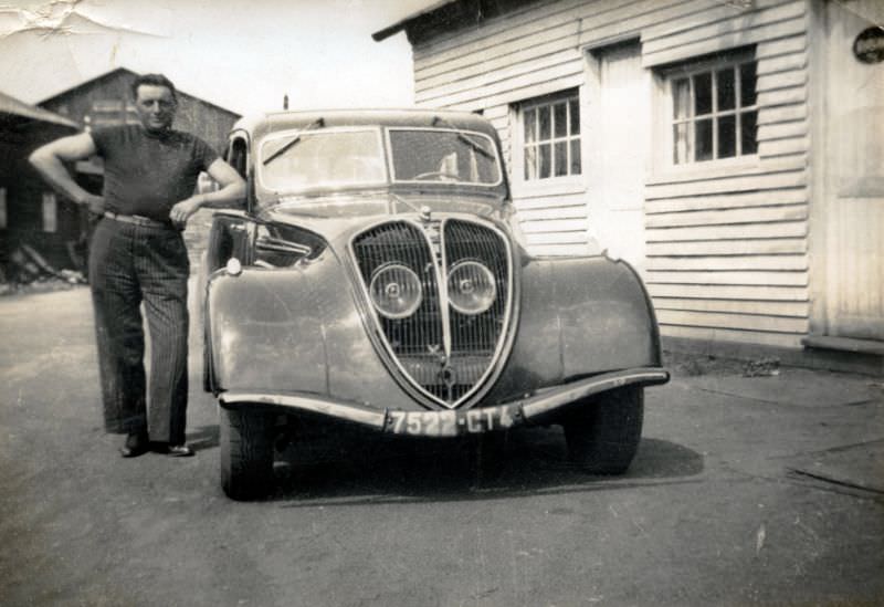 Peugeot 402, Calvados, France 1950