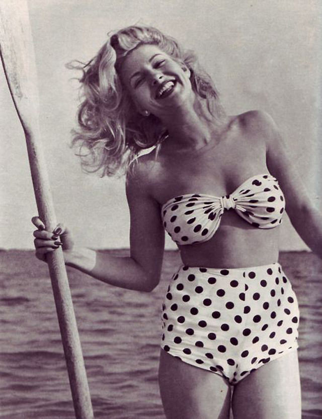 A Look Back at the Iconic Polka Dot Swimsuits of the Past