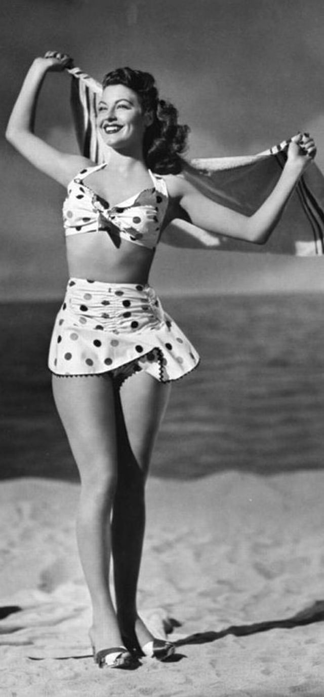 A Look Back at the Iconic Polka Dot Swimsuits of the Past