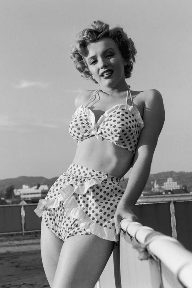 A Look Back at the Iconic Polka Dot Swimsuits of the Past