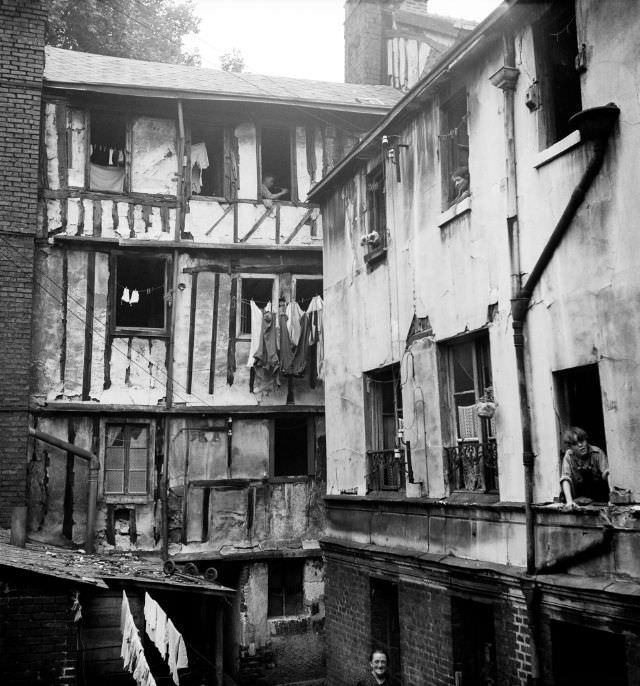 East district buildings, Rouen, September 1951