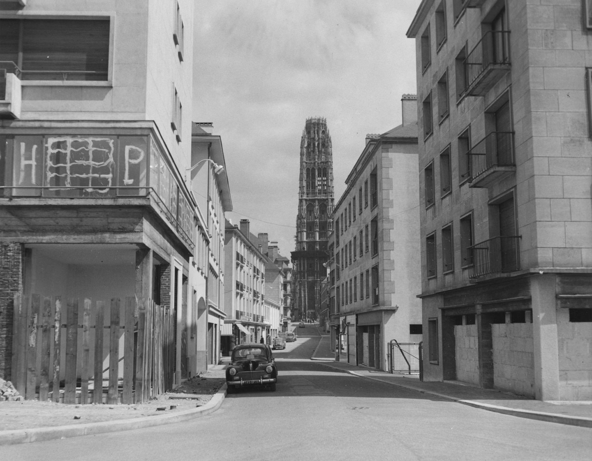Street in Rouen, May 1955