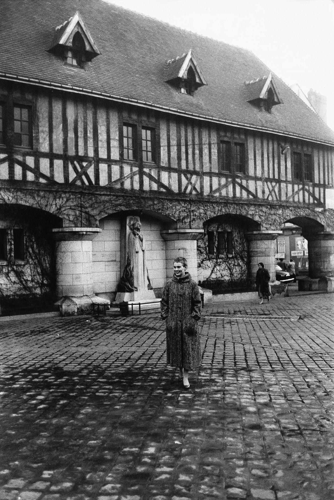 Jean Seberg in France, Following Joan of Arc's Footsteps, Rouen, 1955