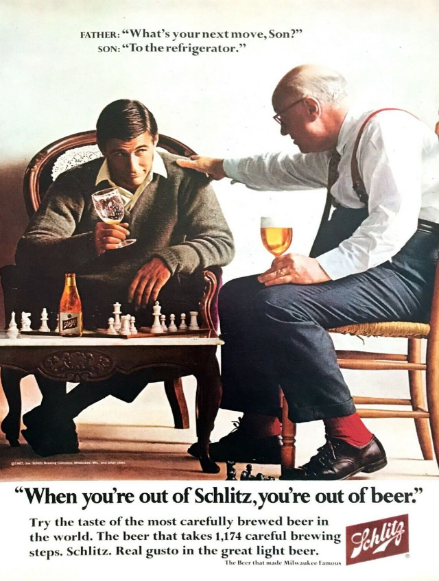 Interesting Story and Vintage Ads of Schlitz Beer from the 1950s and 1960s