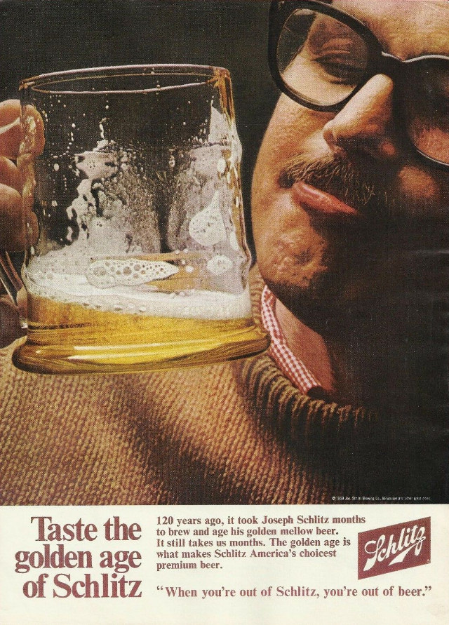 Interesting Story and Vintage Ads of Schlitz Beer from the 1950s and 1960s