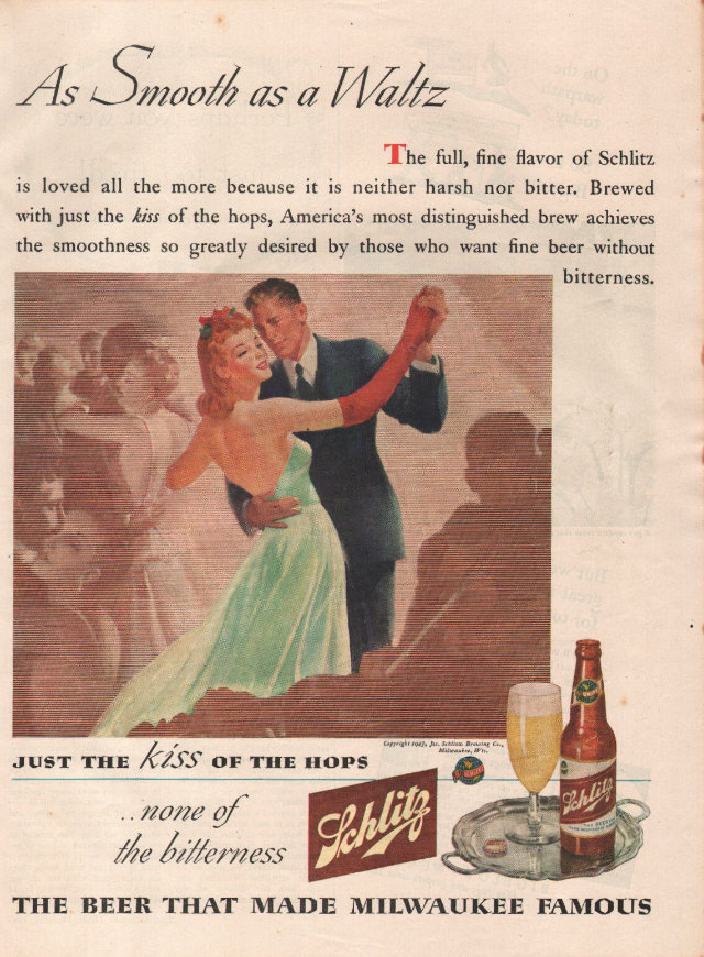 Interesting Story and Vintage Ads of Schlitz Beer from the 1950s and 1960s