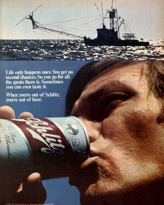 Interesting Story and Vintage Ads of Schlitz Beer from the 1950s and 1960s