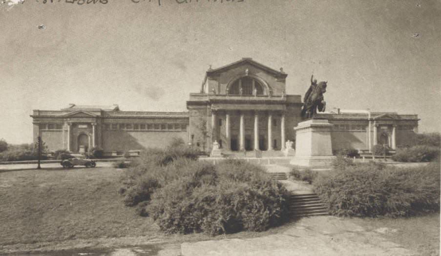 St. Louis Art Museum in Forest Park in 1920