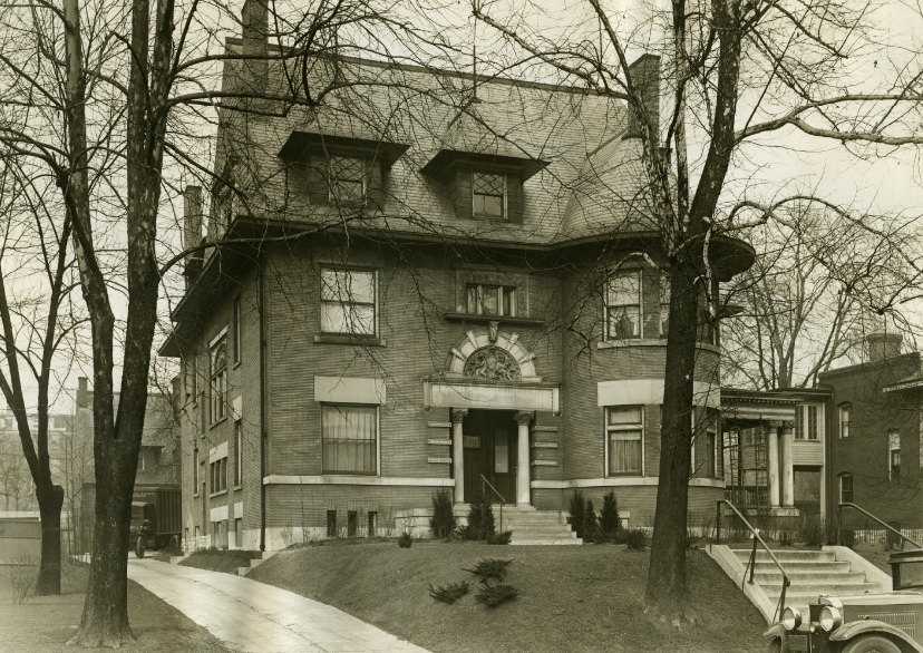 Impressive old residence that is the home of the successful business enterprise, the Betty Studios, 1920s