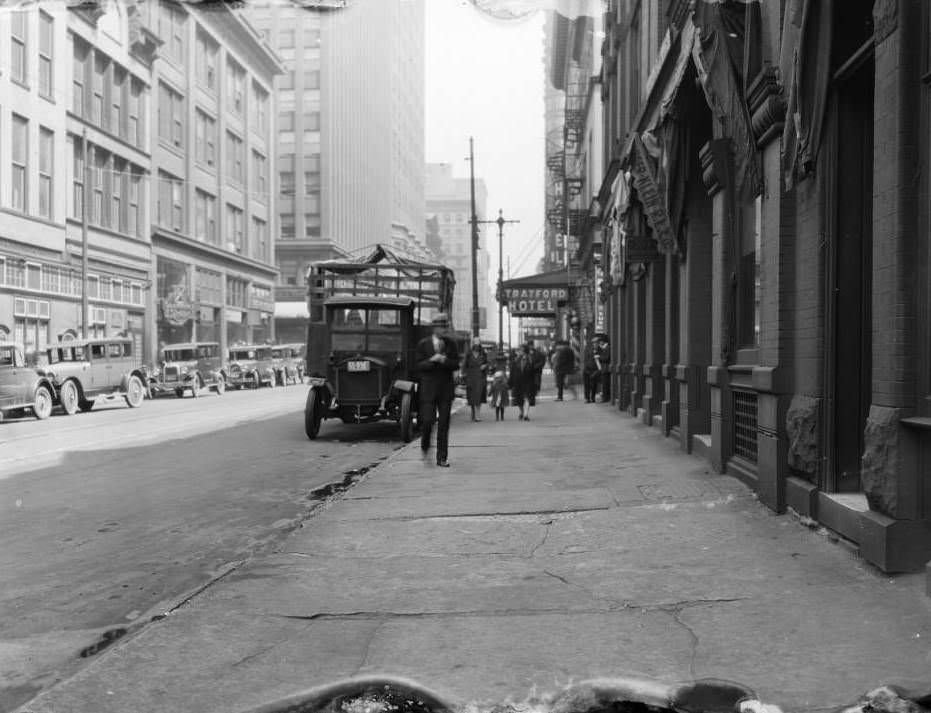 The Arcade Building at North Eighth Street & Pine Street in St. Louis in 1925