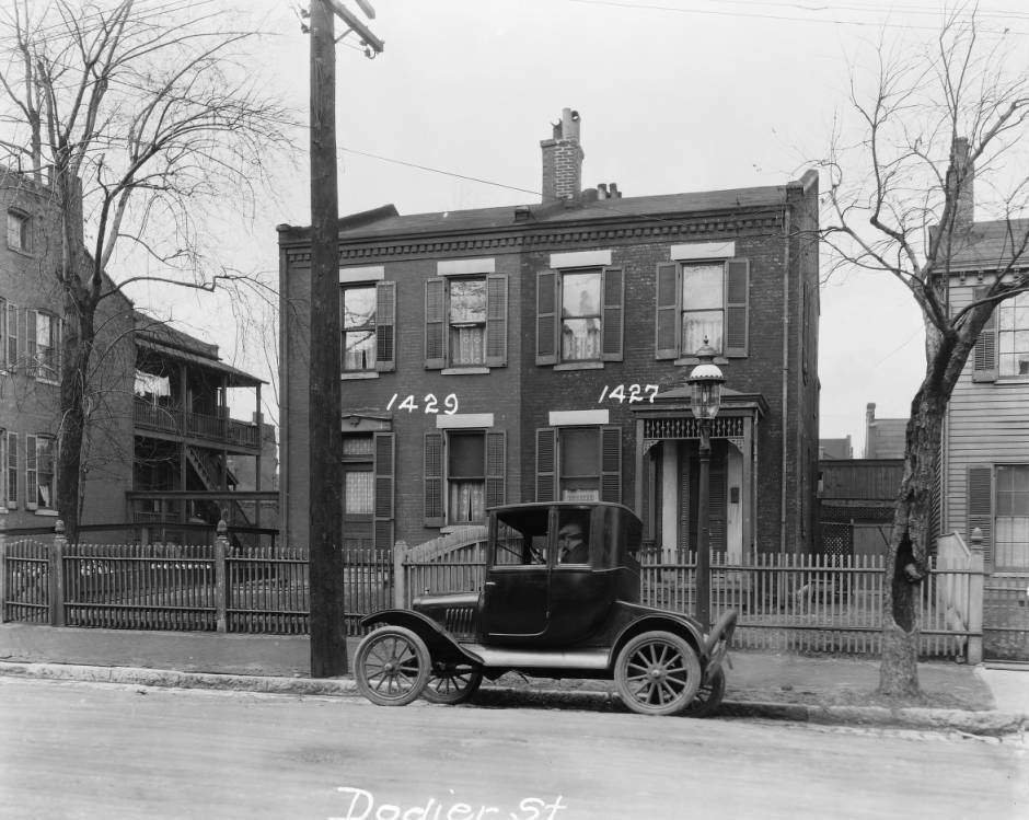 View of 1427 Dodier St., 1925