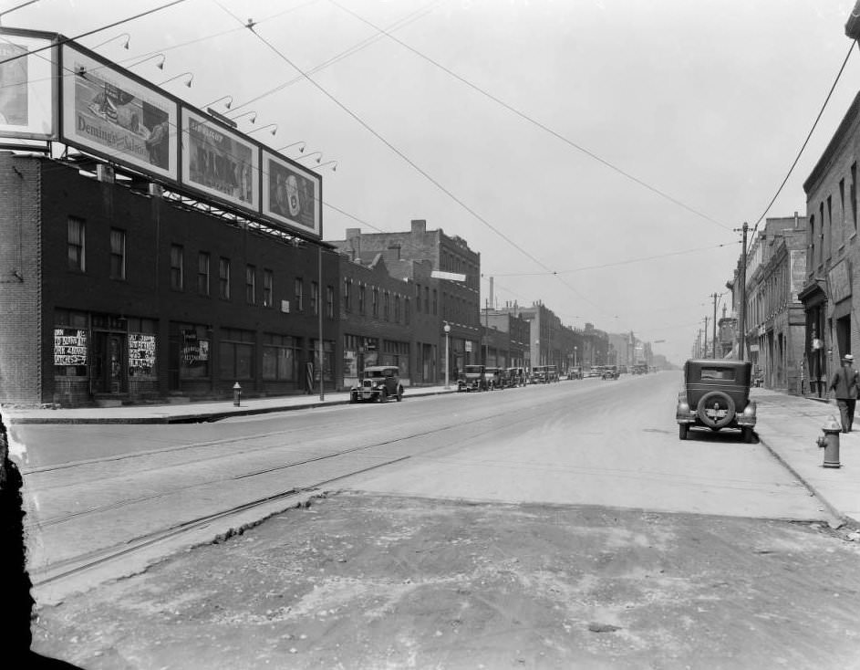 View of the 2800 block of Easton Ave., 1925