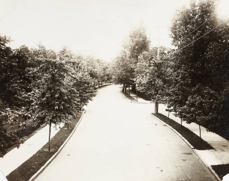 Section of Belt Avenue just south of Page, 1920