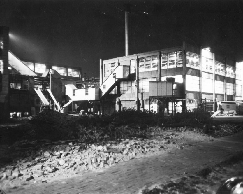 Carter Carburetor Plant at Night, 1940