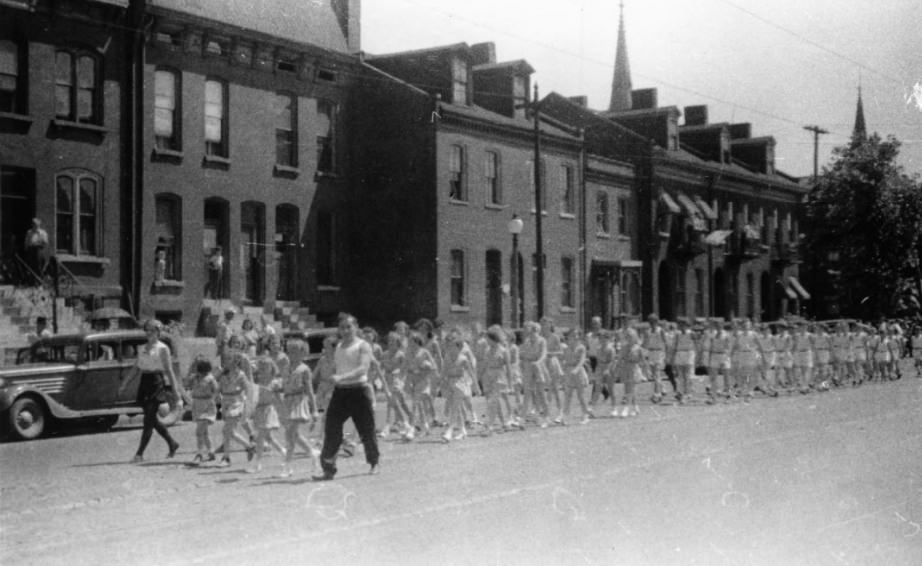 Parade Down Ninth Street, 1940