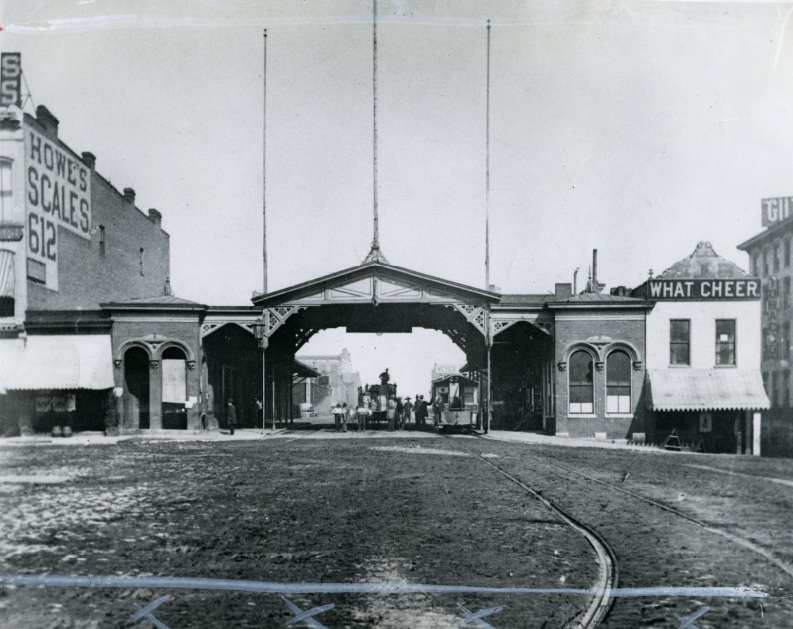 West Approach of Eads Bridge, 1949