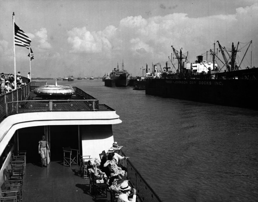 President Lido Deck, 1947