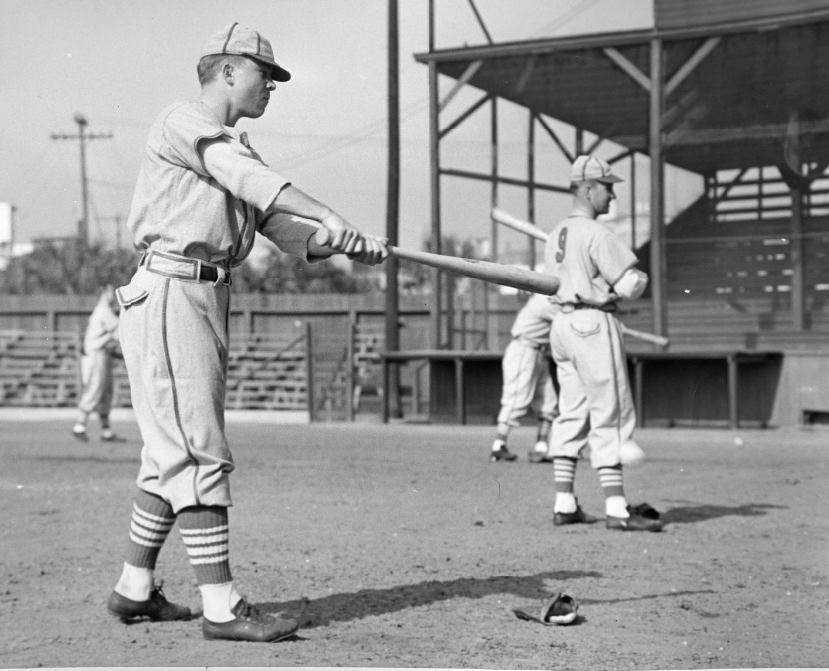 Johnny Hopp and Enos Slaughter, 1940