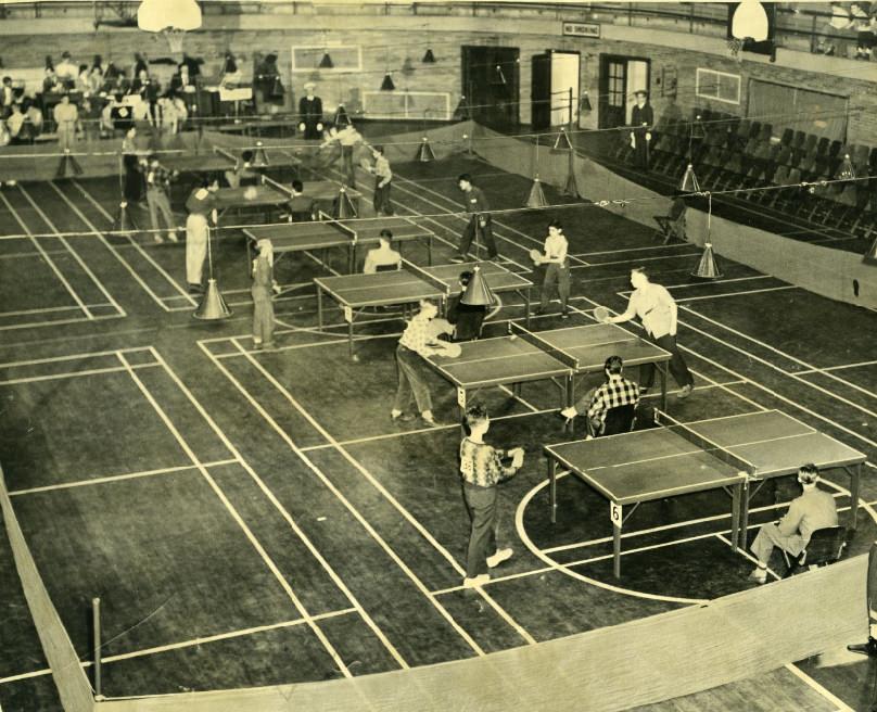 View Of Table Tennis Tournament, 1947