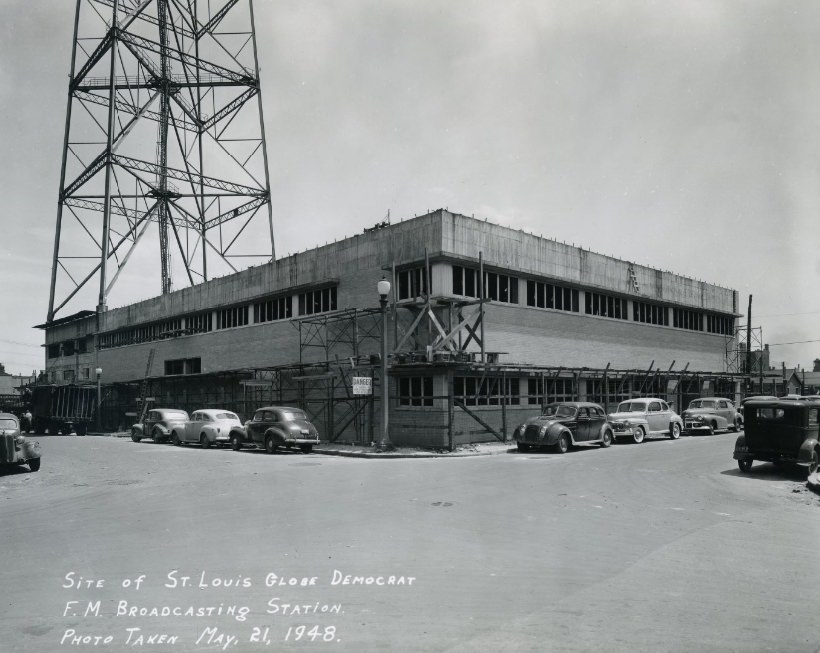 Finished Globe-Democrat Radio Station, 1948