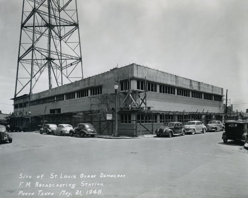 Finished Globe-Democrat Radio Station, 1948