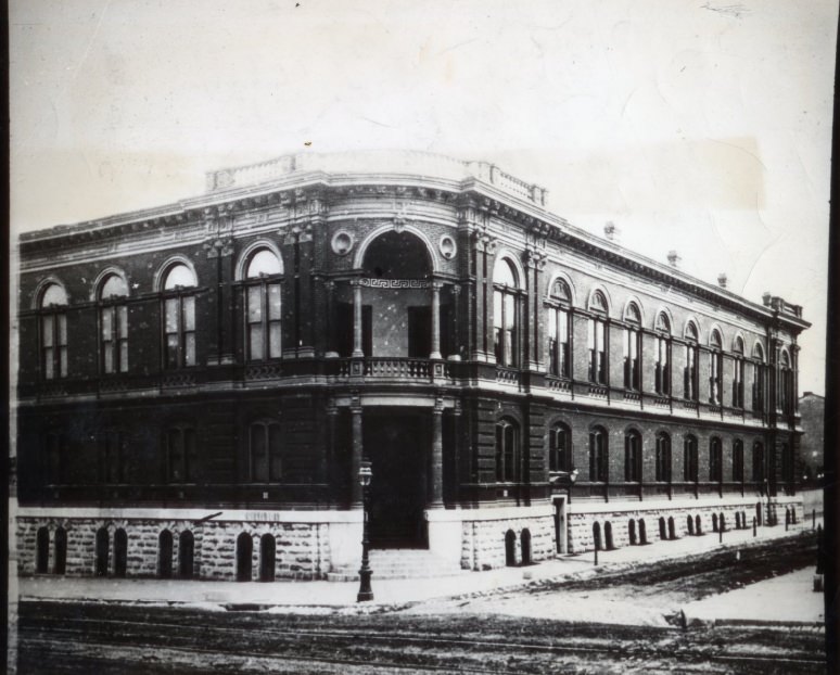 The Liederkranz, largest singing society in St. Louis, established in 1870.