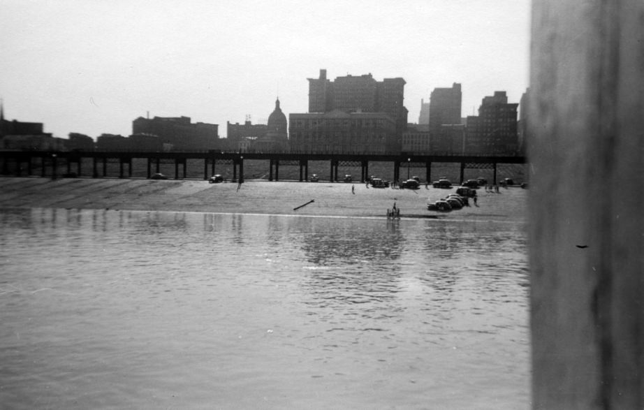 St. Louis Riverfront From the Deck of the Golden Eagle, 1946