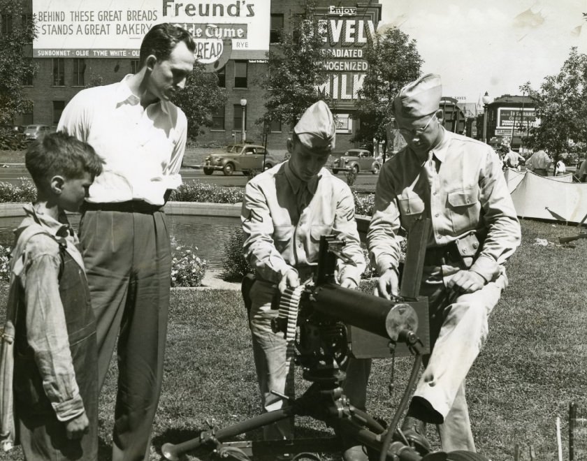 A Demonstration At Jefferson Barracks, 1940