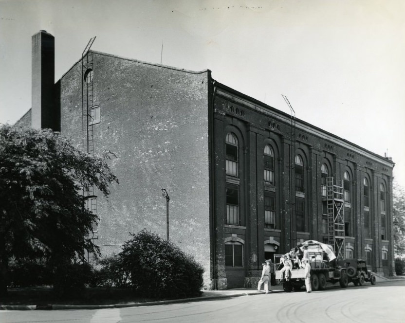 This building, originally erected as a barracks 162 years ago today, has been used for various purposes, including warehouse for muskets, cannon and medical supplies.