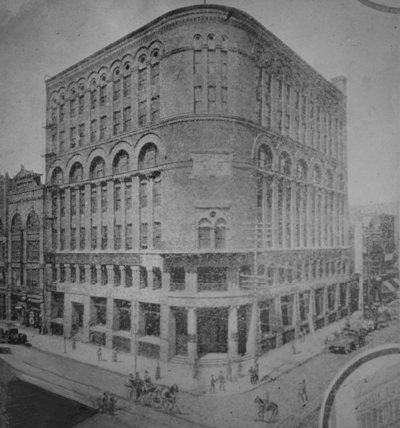 Old Boatmen's Bank Building - Fire and Collapse, 1949