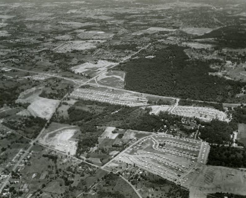 Jefferson Barracks - Telegraph and Lemay Ferry, Aerial View, 1959