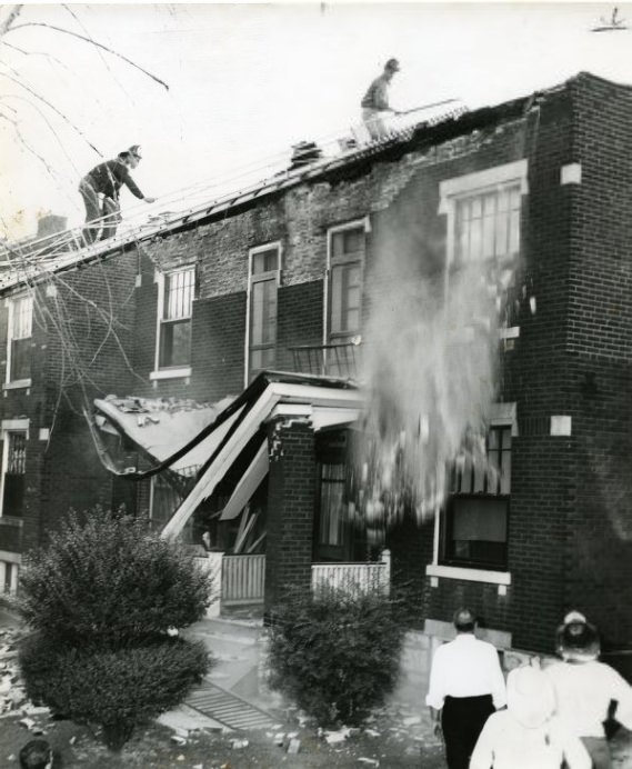 Porch Collapse - Pennsylvania Avenue, 1950
