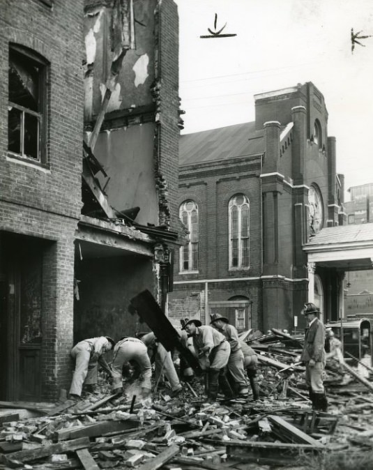 Twenty-Third and Cole Streets - Tenement Collapse,