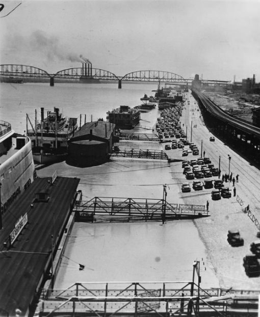 St. Louis Wharf Scene, 1956