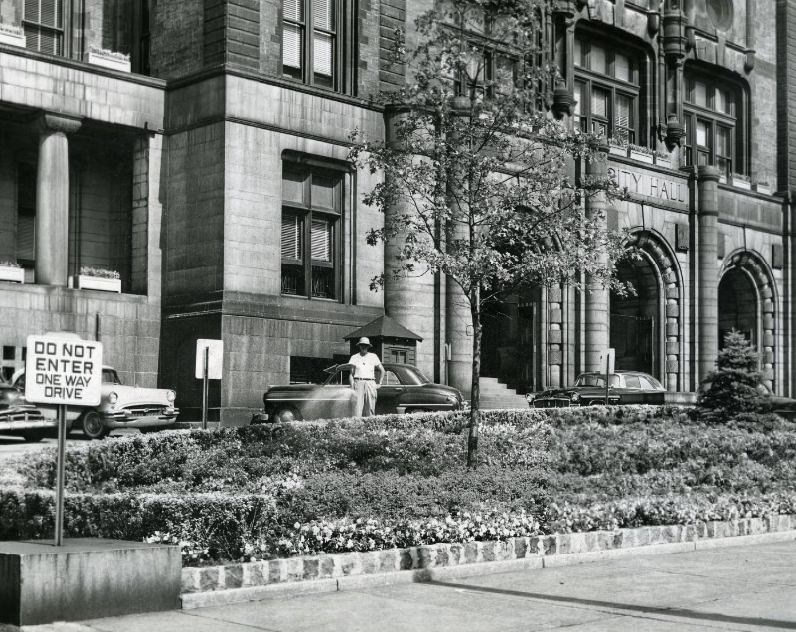 City Hall, A New and Eye-Catching Landscape, 1957