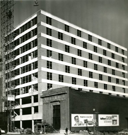 Going up at 14 South Fourth Street, 1958