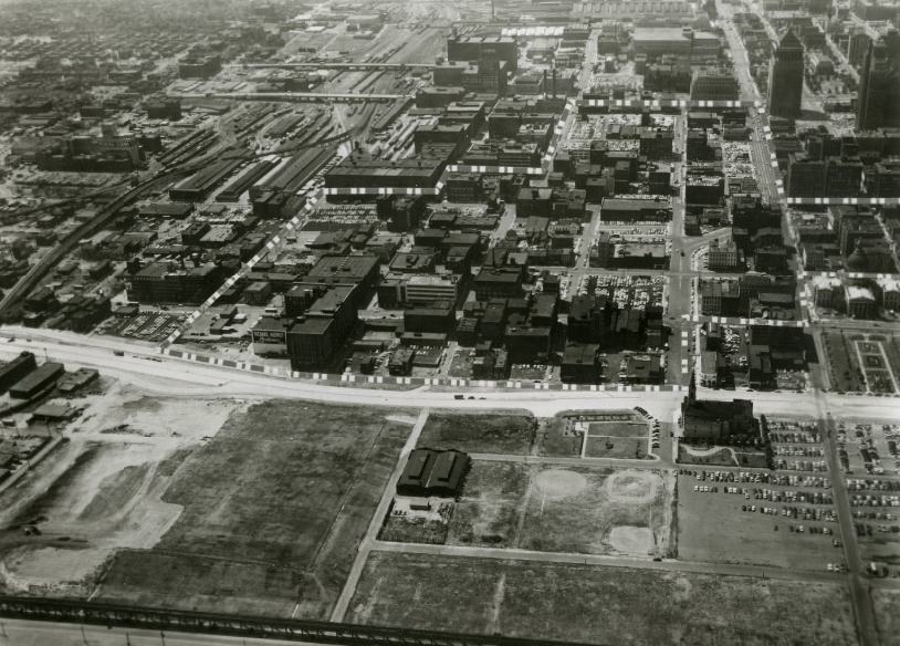 Aerial Picture of St. Louis, 1959