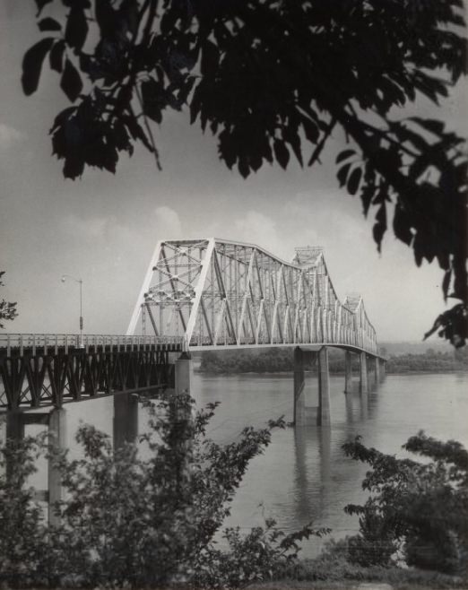 Jefferson Barracks Bridge, 1951