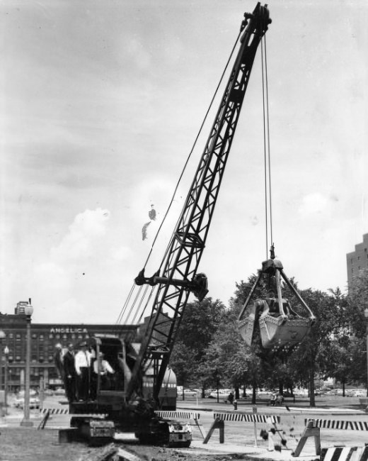 Plaza Apartments - The project begins, 1958