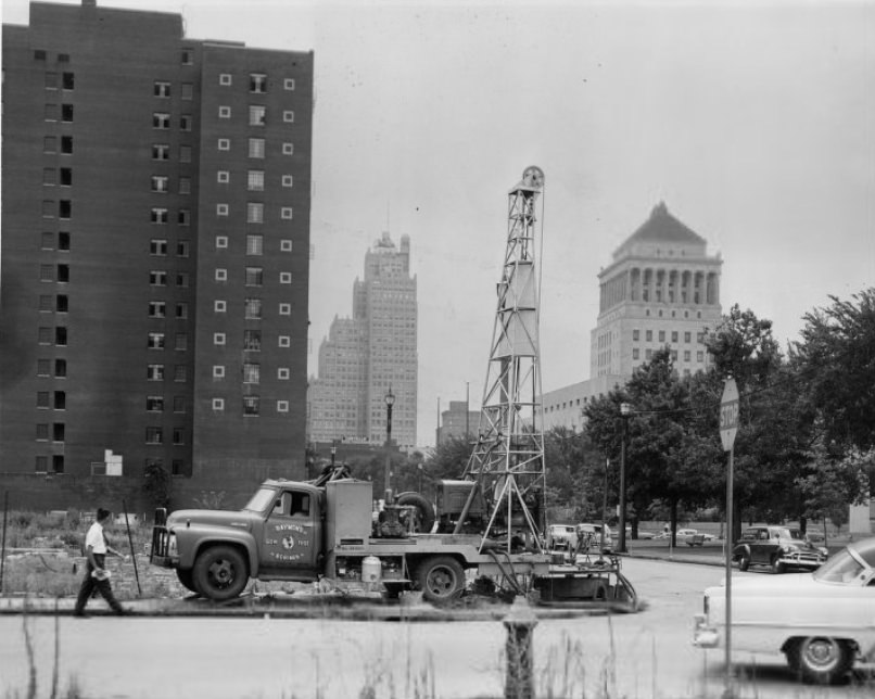 Plaza Apartments - Test borings, 1953