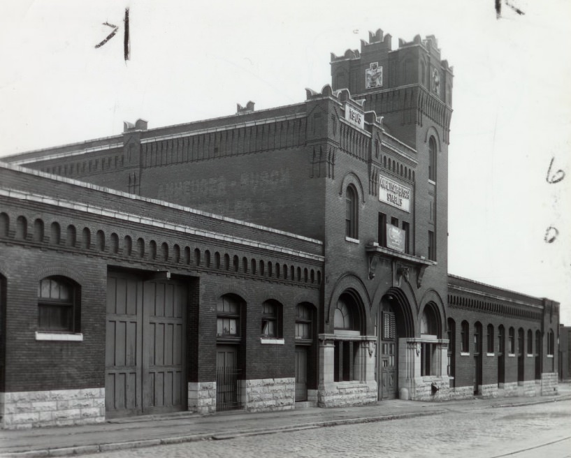 Anheuser-Busch Brewery - Stable to be Razed, 1958